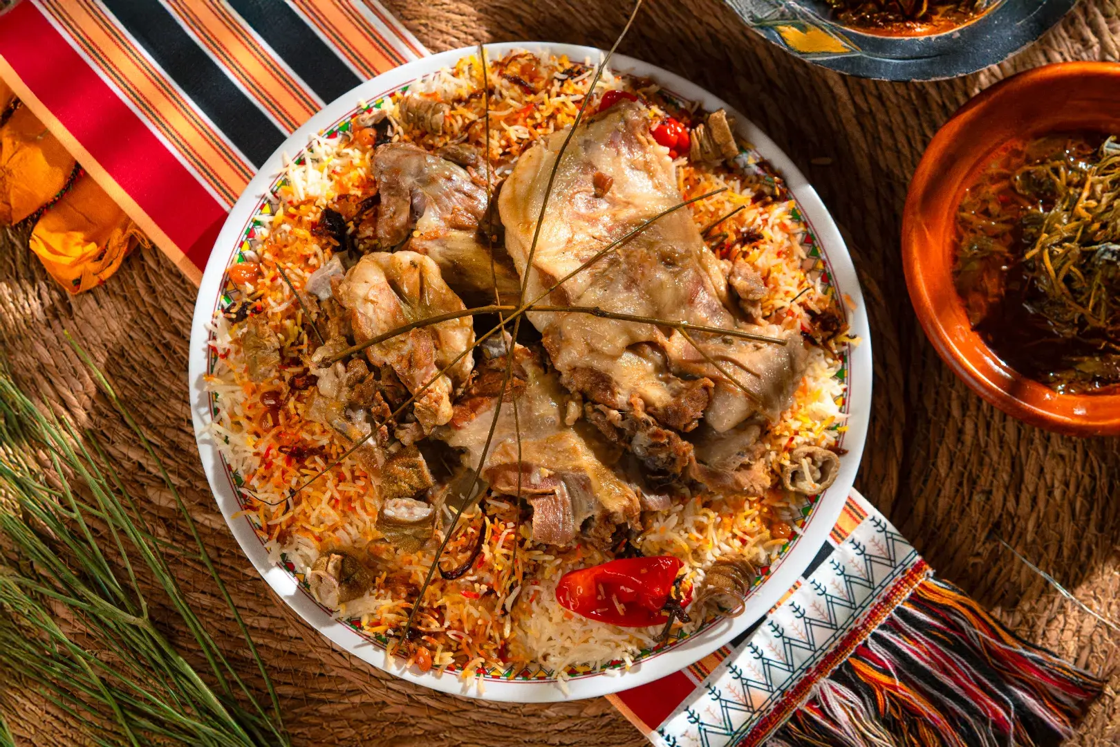 الأكلات الشعبية والنكهات العسيرية